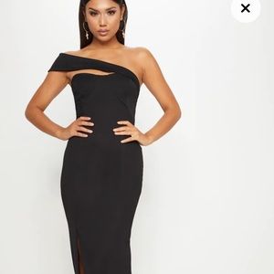 Cross strap maxi dress